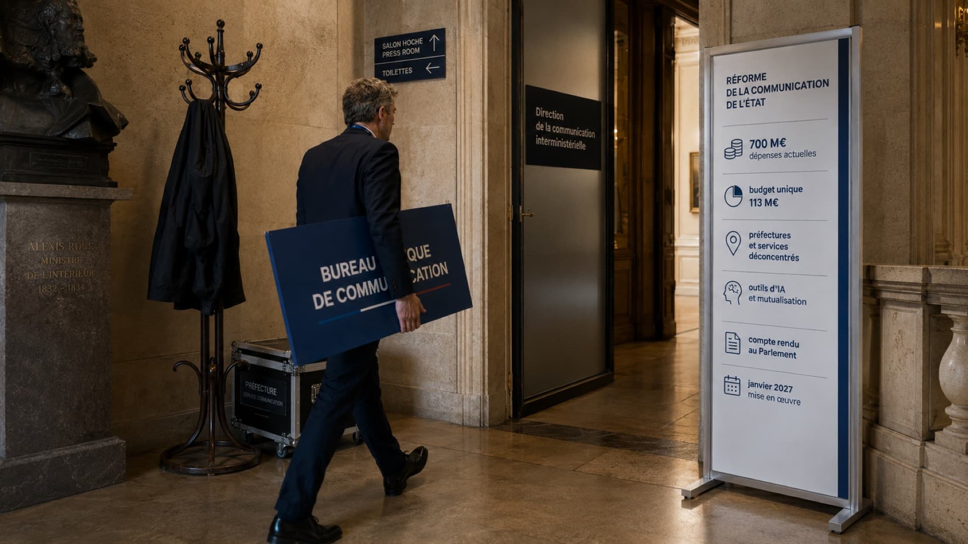 Couloir institutionnel, réforme de la communication de l'État