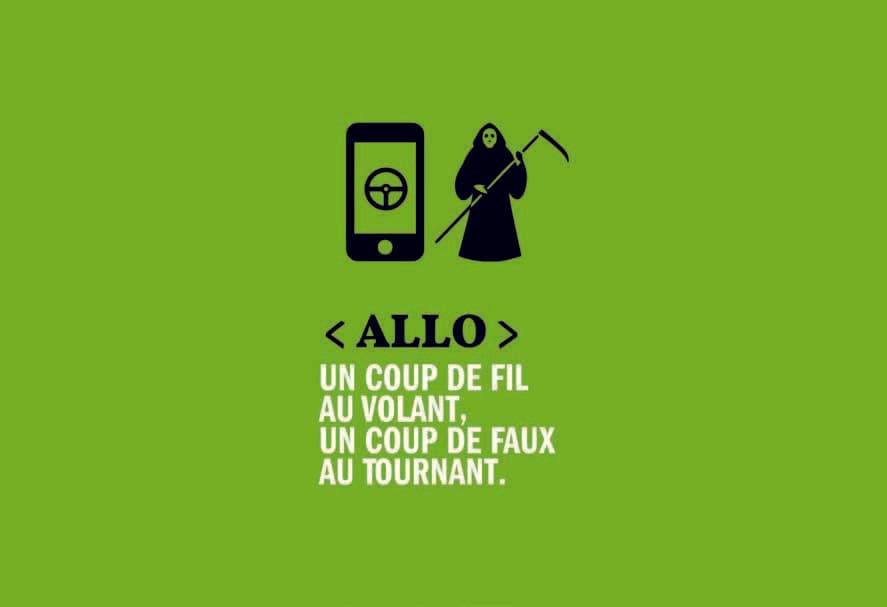 Visuel campagne sécurité routière · Allo