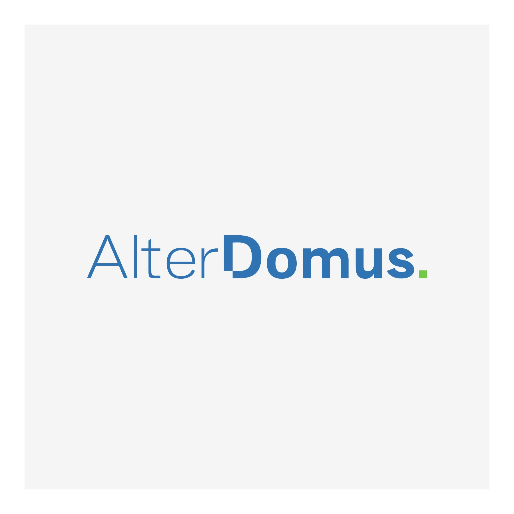Recherche originale du logotype AlterDomus