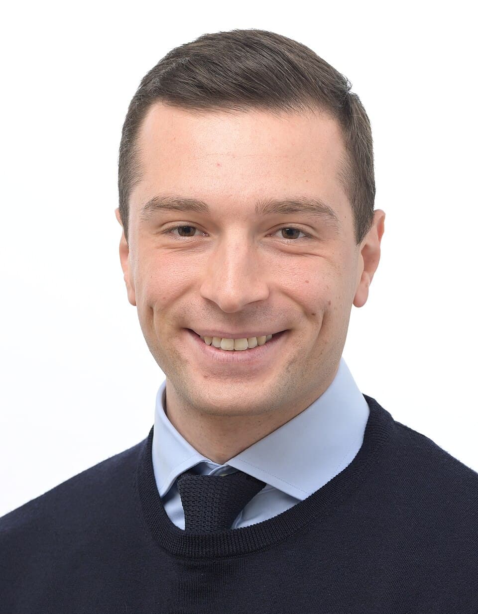Portrait officiel de Jordan Bardella