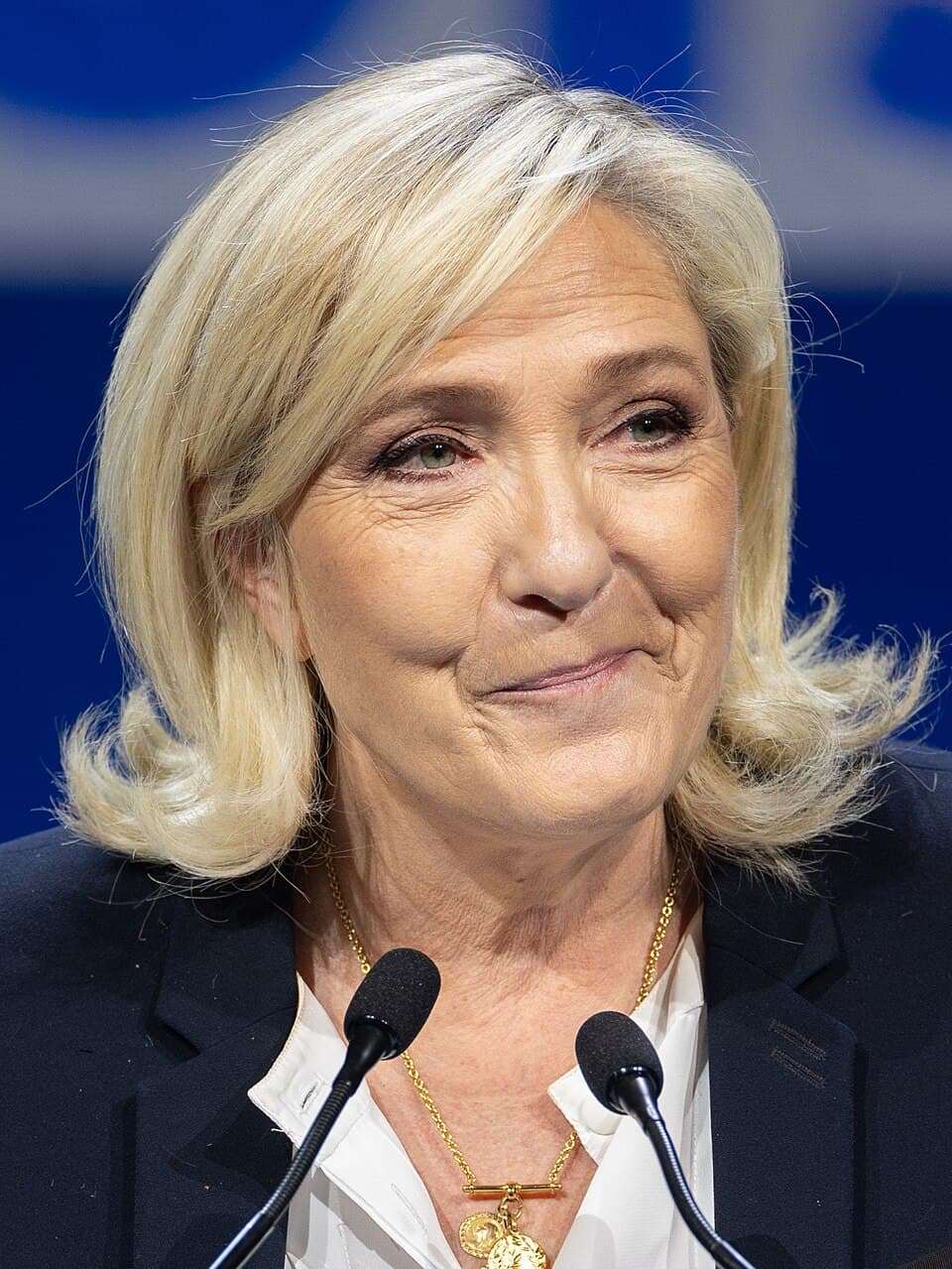 Portrait officiel de Marine Le Pen